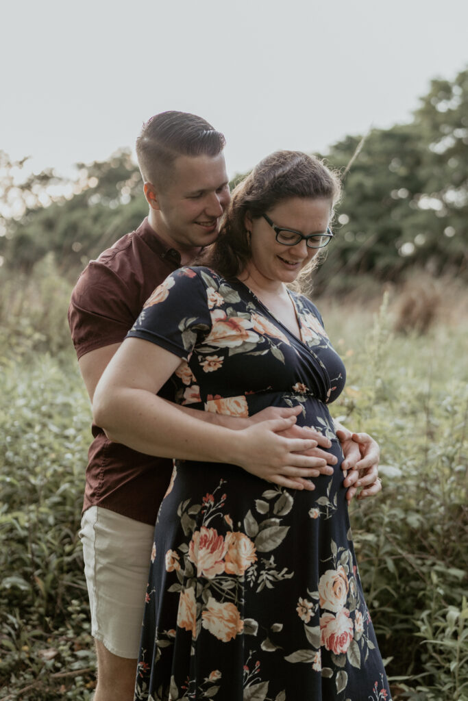 photo of a couple happy for being pregnant